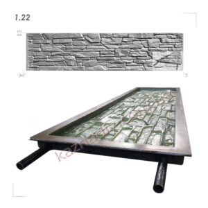 Форма из стеклопластика для забора