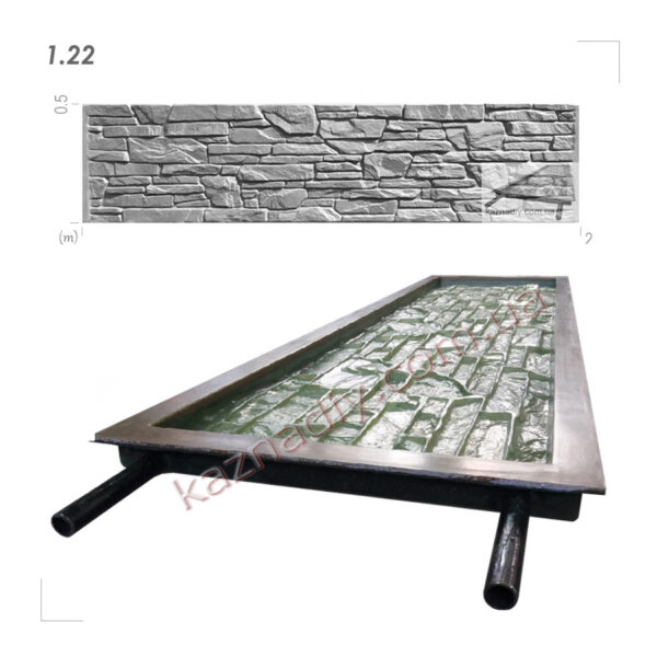 Форма из стеклопластика для забора