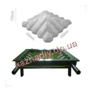 Форма для накрытия,  450х170мм