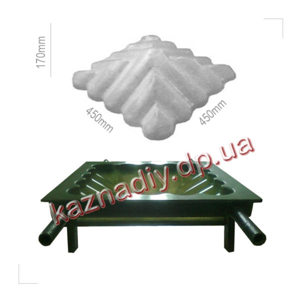 Форма для накрытия,  450х170мм