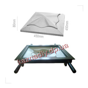 Форма для накрытия, медуза, 450х80мм