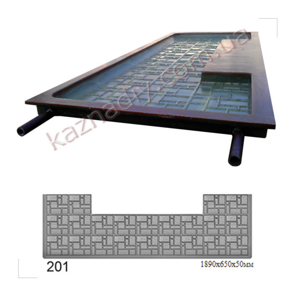 Форма для противоусадочной плиты