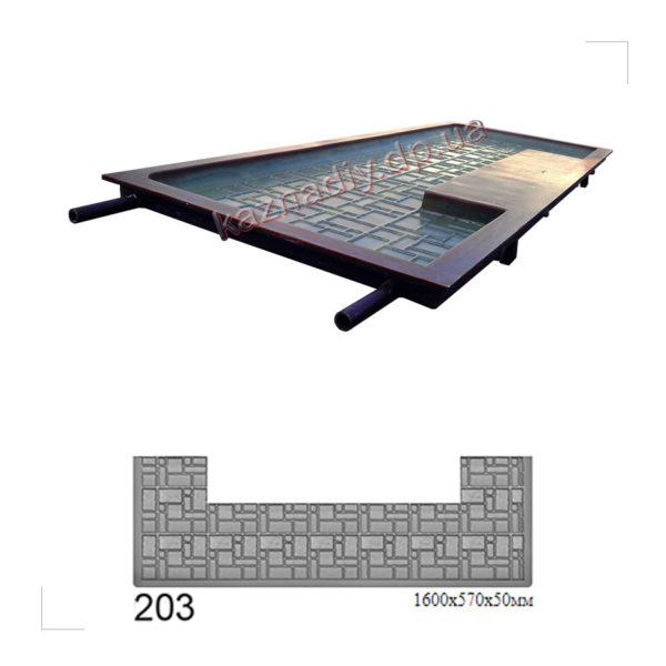 Форма для противоусадочной плиты