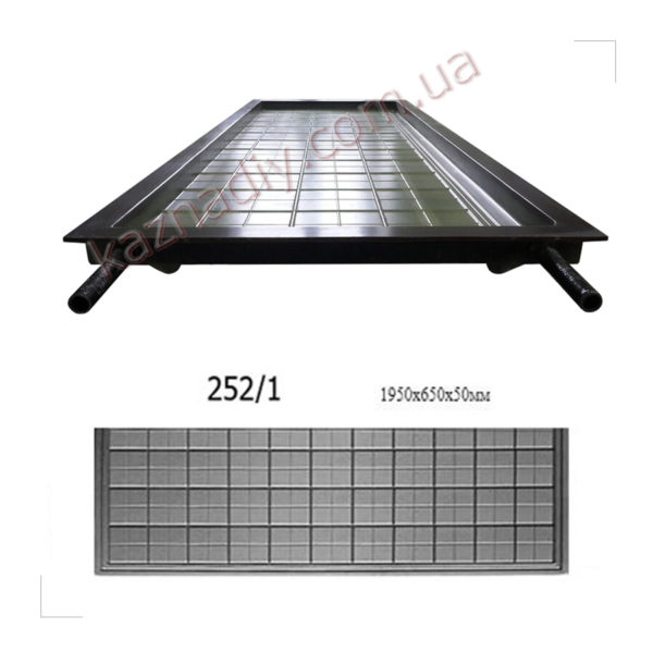 Форма для противоусадочной плиты