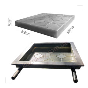 Форма для тротуарной плитки, орнамент, 500х60мм