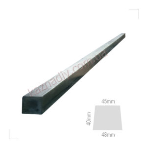 Шток для формы фактурного столба, на 1 секцию, сечение 47х40mm