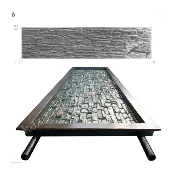 Форма для изготовления бетонного забора