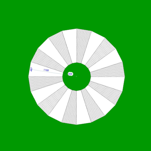 Форма Для Тротуарной Плитки, Доска, 1100х143-487х60мм — изображение 2