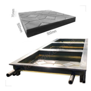 Форма для тротуарной плитки, орнамент