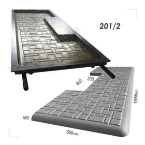 Форма для противоусадочной плиты