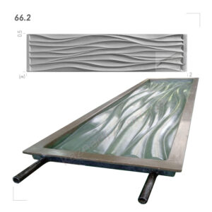 форма для паркану волни