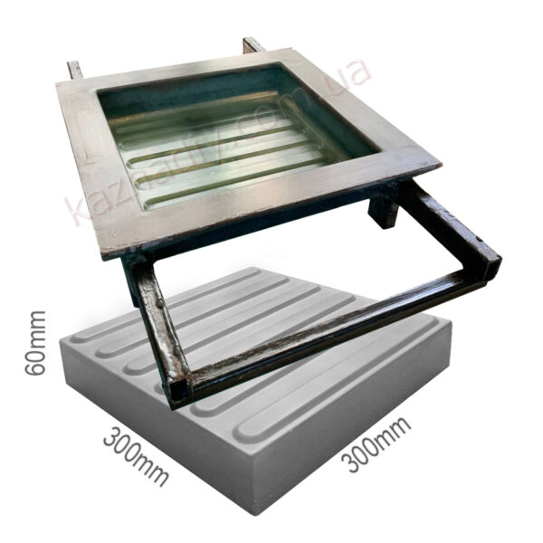 форма для изготовления тактильной плитки