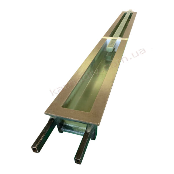 Комплект Форма для столба гладкого на 1 секцию, сечение 120х115мм ,с закруглением — изображение 2